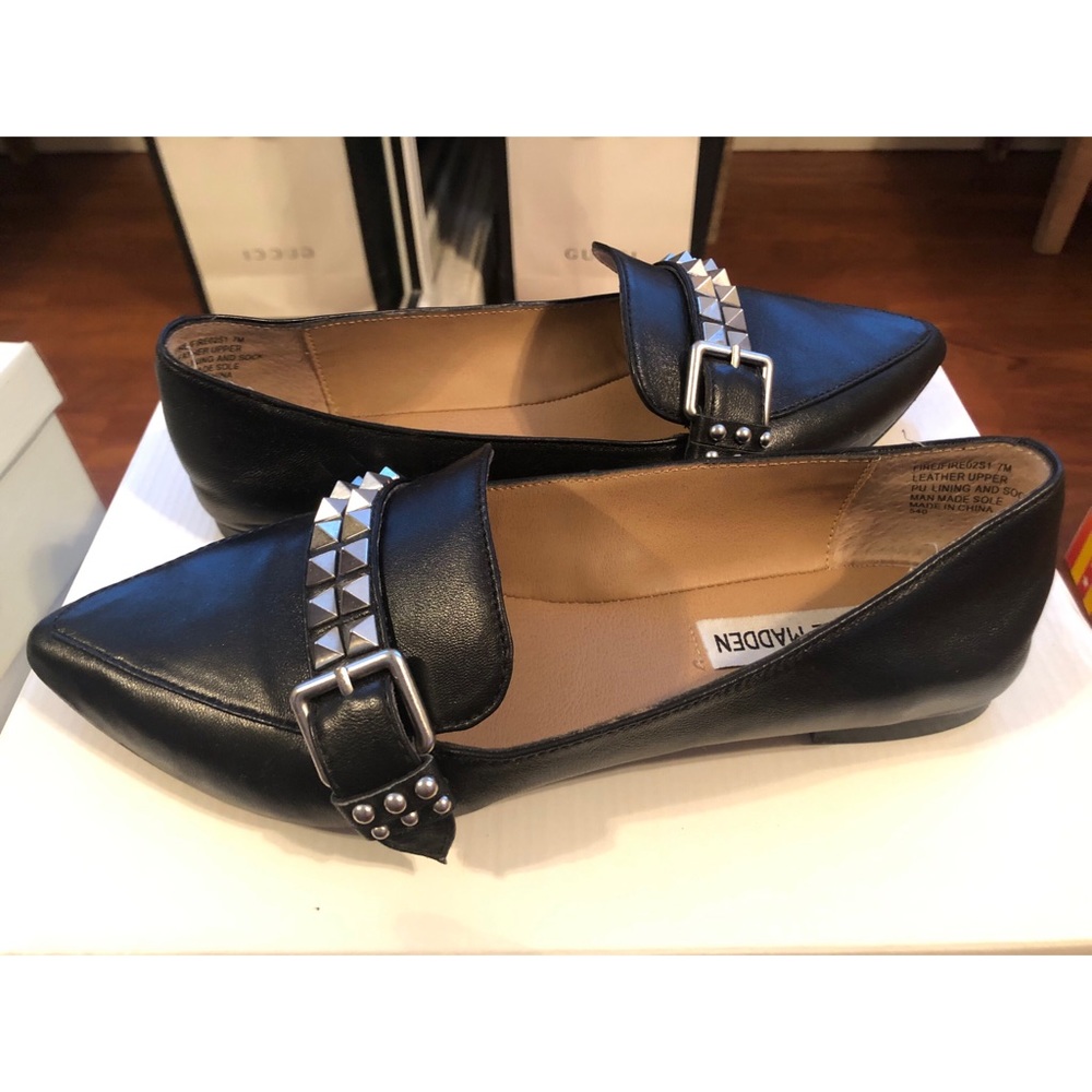 Steve Madden — “Fire” 🔥 studded loafer